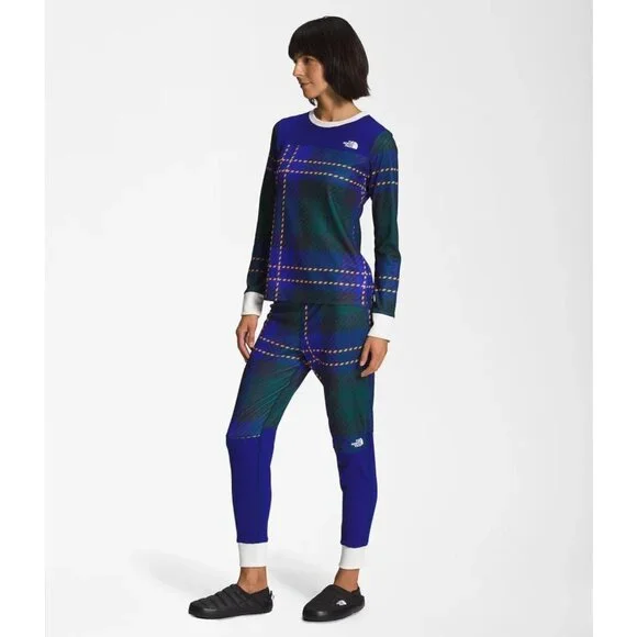 The North Face Women's Plaid Waffle Base Layer Set - Size XS- New with tag - Picture 2 of 3